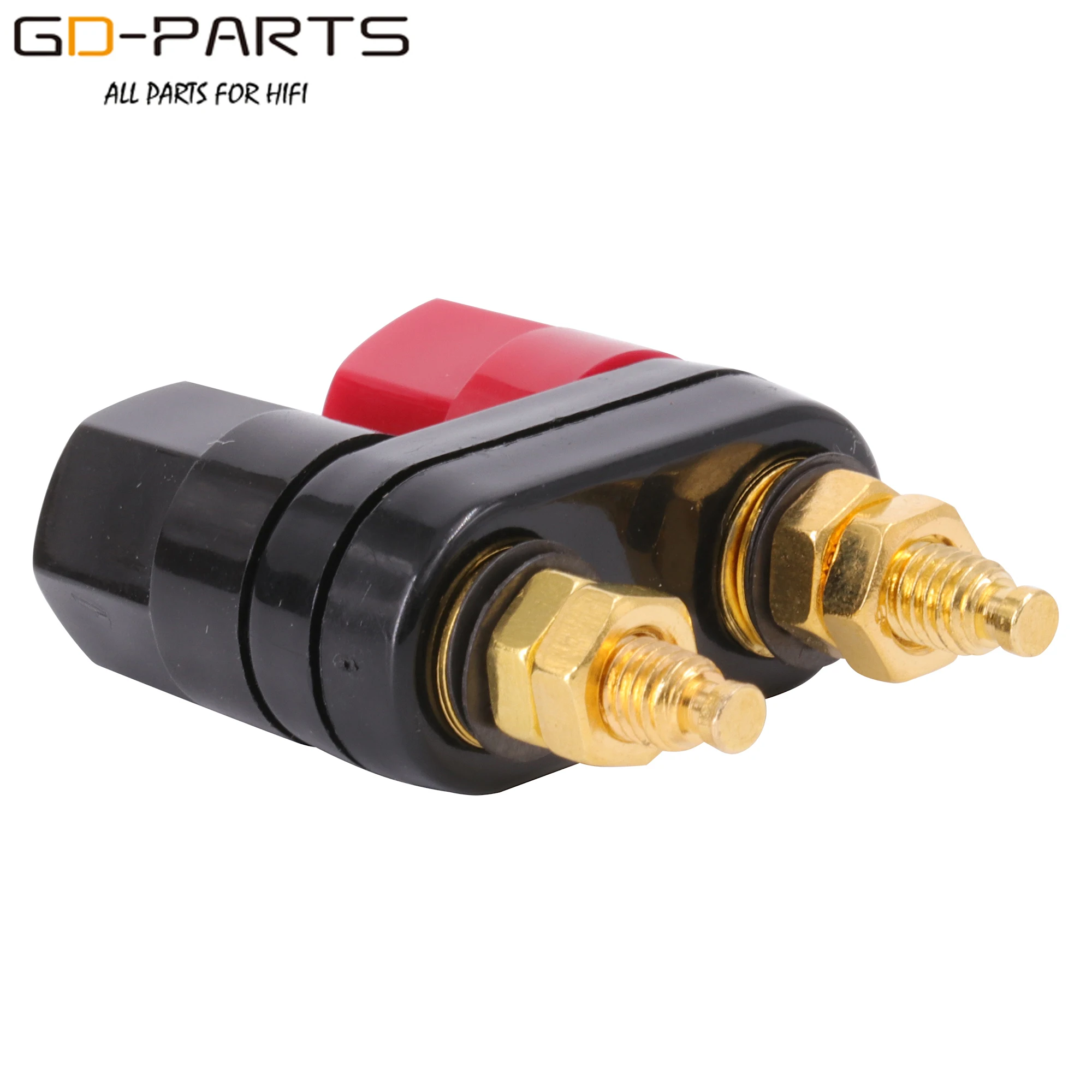 Двойной разъем для бананов из латуни Hi Fi аудио усилитель динамика клеммный с