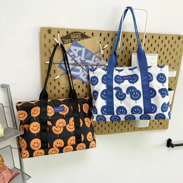 

Original Aizatly A Lovely Bag Out Of The Street Lovely Couple Handbags 2021 New All-match Tote Bag Literary Shopping Bag