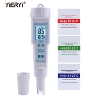 yieryi new 4 in 1 phtdsectemperature meter ph meter digital water quality monitor tester for pools drinking water aquariums