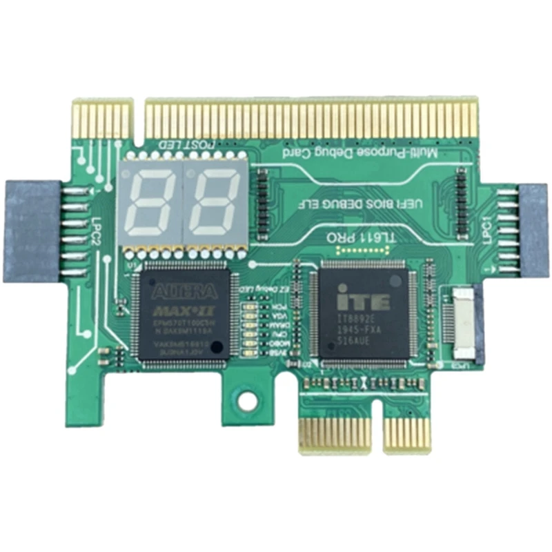 

TL611 PRO Diagnostic Card, Pcie Diagnostic Card for Desktop Pci Motherboards for Desktops and Laptops