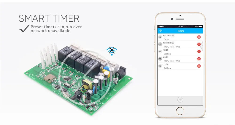 Itead Sonoff 4CH Pro R2 Wifi переключатель 4 канала инчинг самоблокирующийся замок умный WiFi RF пульт дистанционного управления работа с Alexa