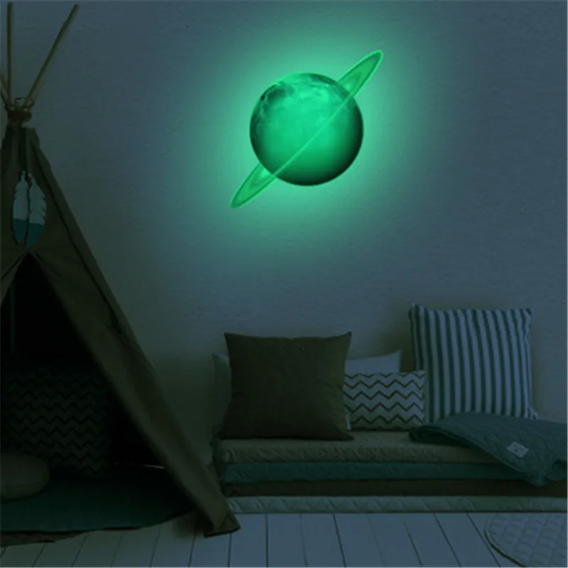 Светящиеся в темноте планеты солнечная система уран настенные наклейки