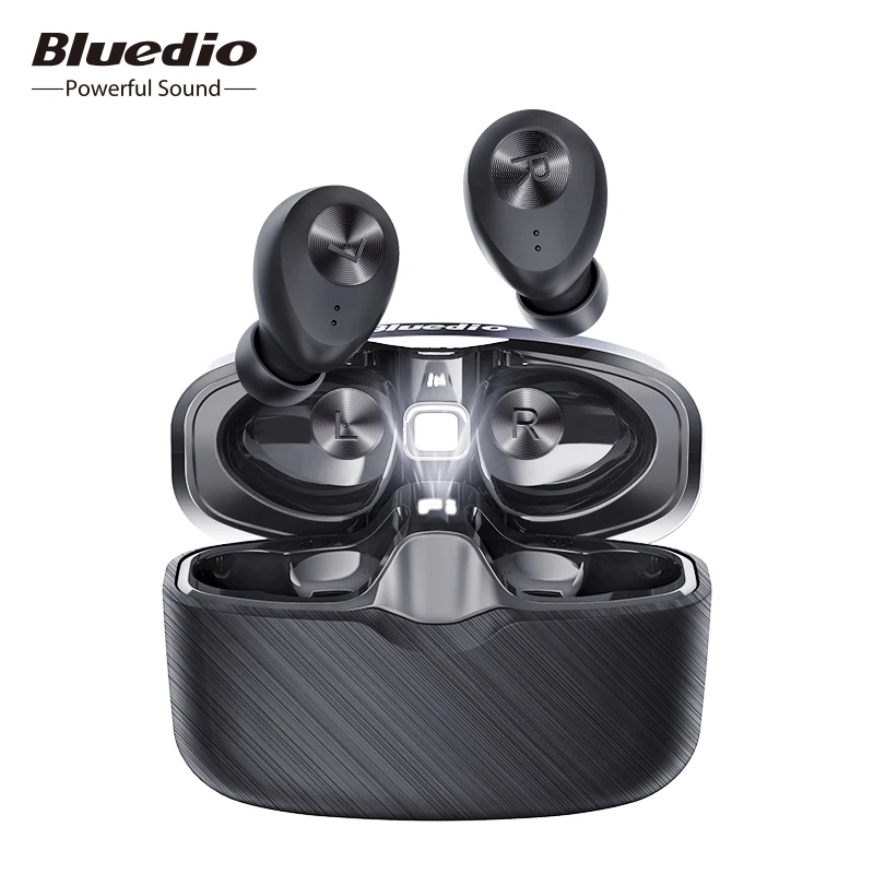Bluedio Fi беспроводные наушники Bluetooth водонепроницаемая Спортивная гарнитура в ухо