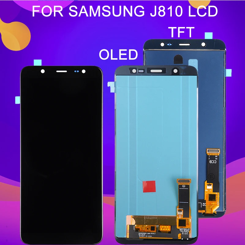 6 0 дюймовый рекламный J810 дисплей dinfriend для Samsung Galaxy J8 2018 ЖК с сенсорным экраном