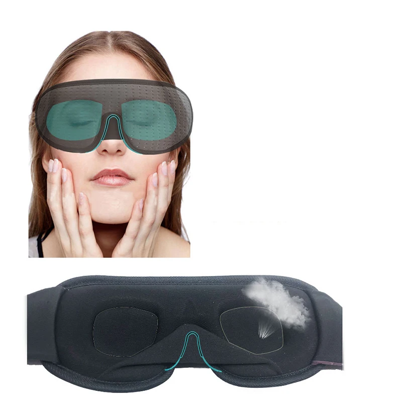 3d маска для сна затенение патчи путешествий отдыха глаз Мягкая повязка на глаза