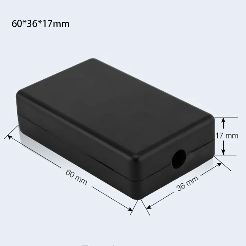 

1PC Black Waterproof Enclosure Boxes DIY Housing Instrument Case ABS Plastic Project Box Storage Case Electronic Supplies