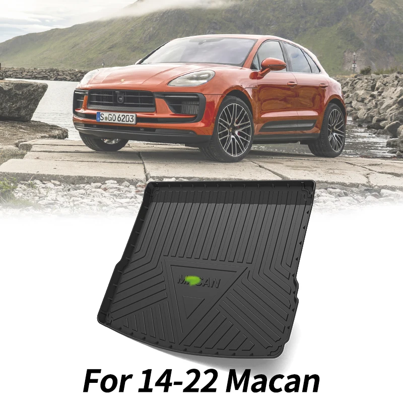 

Резиновый коврик для багажника Porsche Cayenne Macan Panamera TPE, водонепроницаемые защитные коврики для пола