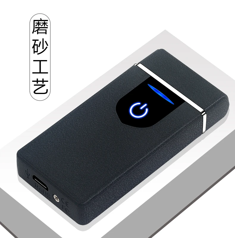 Usb зарядка импульсная Зажигалка светодиодный дисплей Электрический номер зажигания двойная дуга Электронная зажигалка плазменная зажигалка