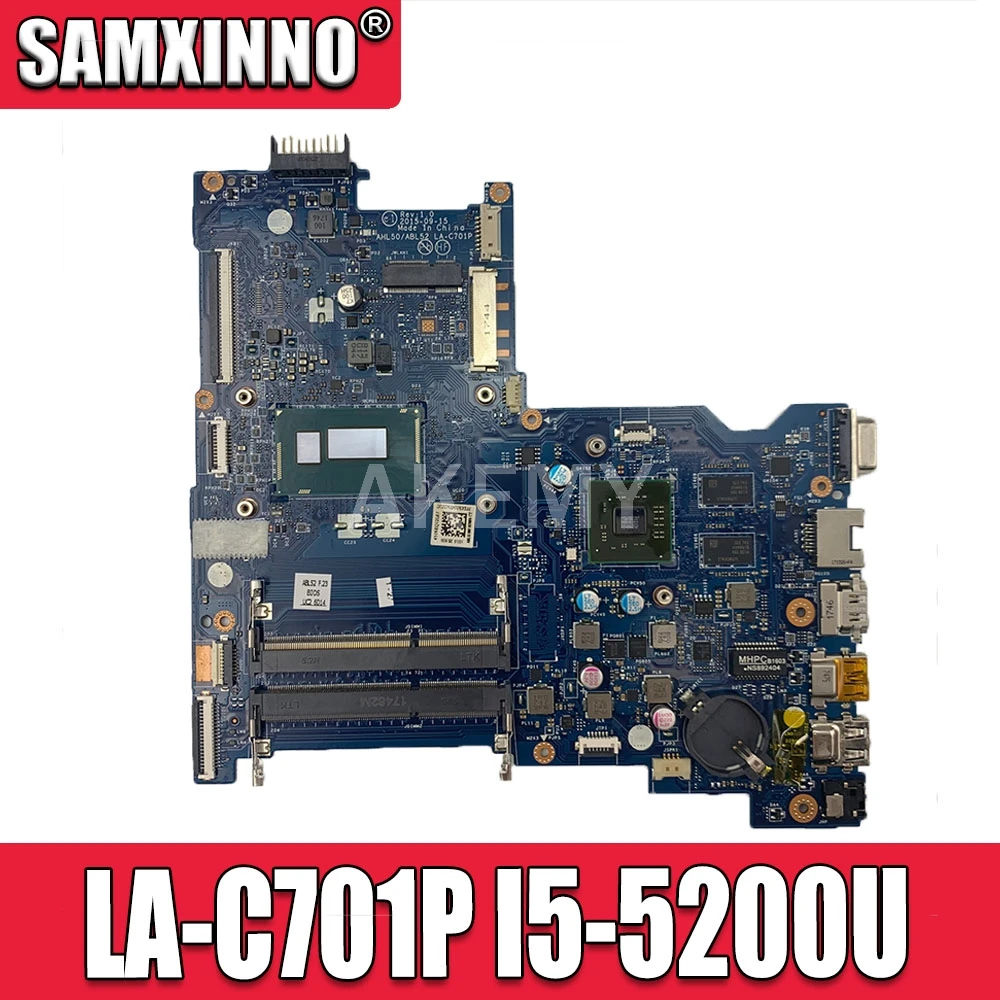 

For HP 250 G4 NOTEBOOK PC laptop Motherboard 816437-001 816437-501 816437-601 i5-5200U LA-C701P 100% fully tested