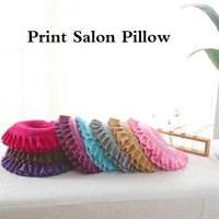 flower shape pillow spa pad face rest body massage cradle cushion soft beauty salon bolsters pad beauty care