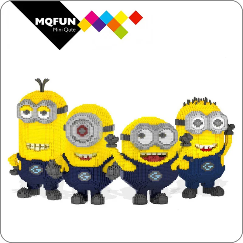 ZRK забавный мультипликационный рисунок микро алмаз строительный блок капсула