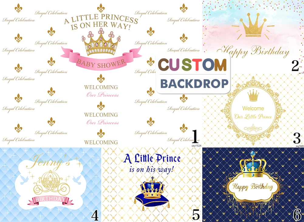 

Levoo Корона повторный логотип принцесса фотография Фон детский душ день рождения фон реквизит фотозона