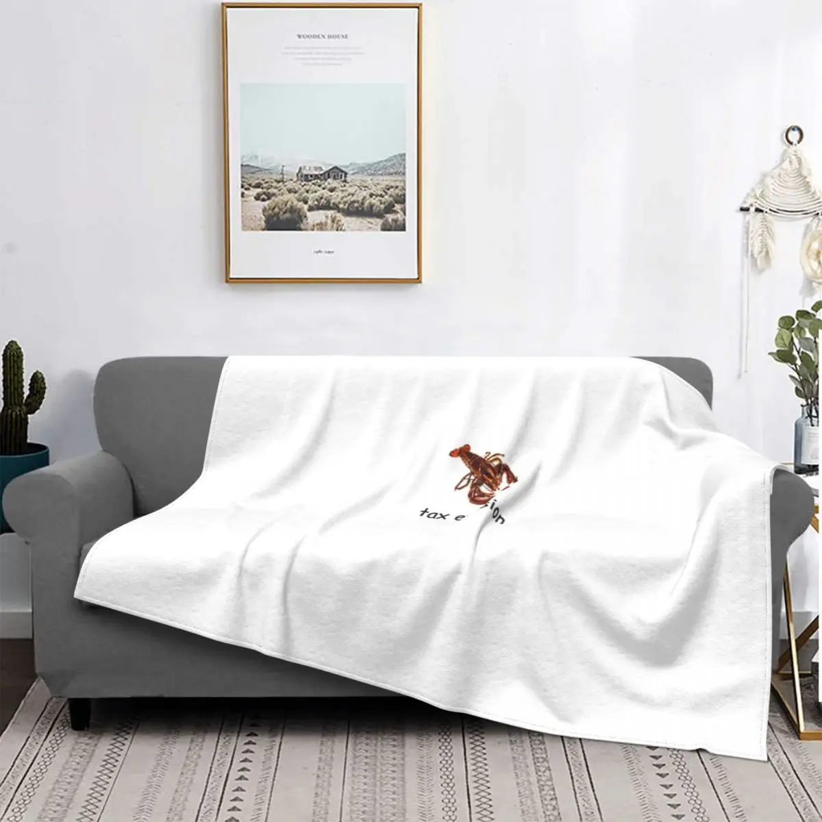 

Manta a cuadros para cama, colcha con capucha, Evasion de impuestos