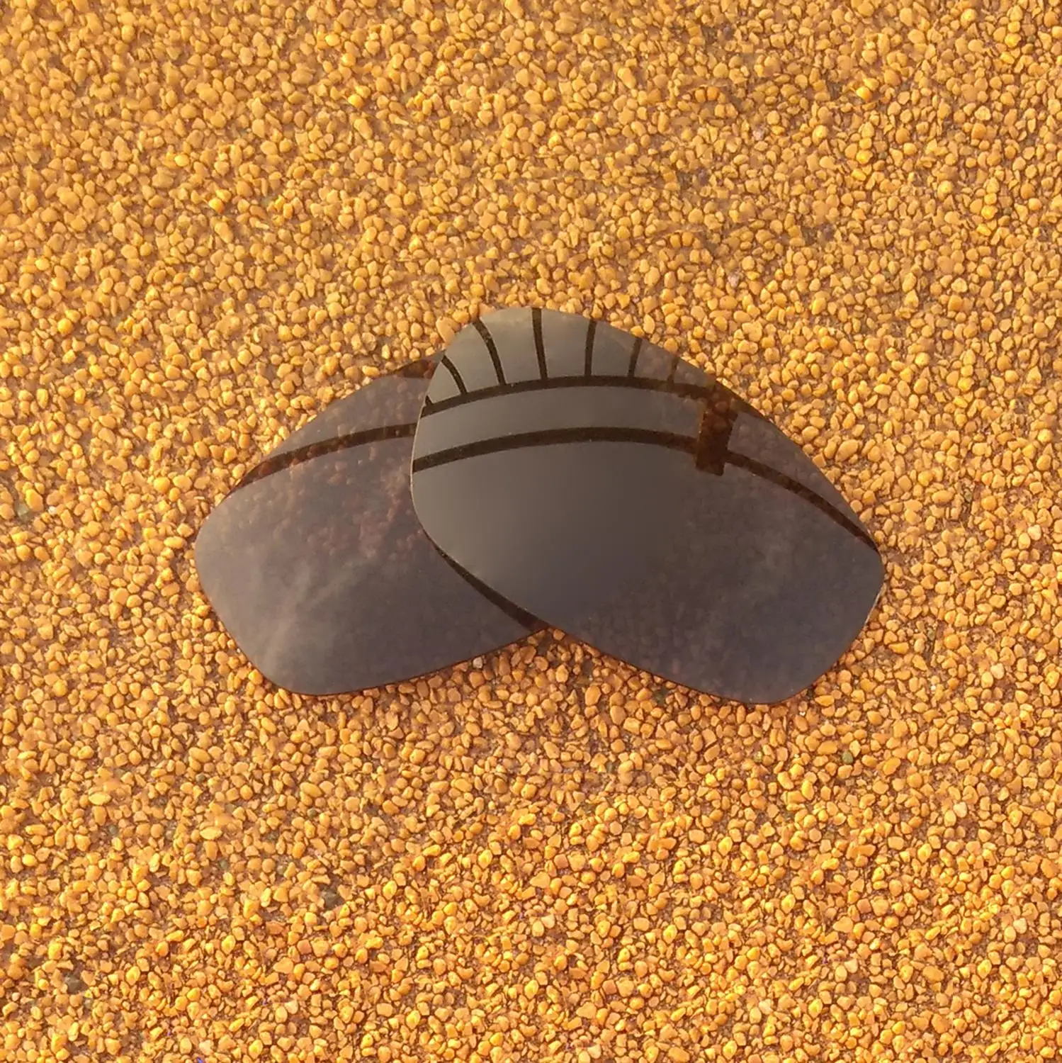 Черные поляризованные Сменные линзы для Разделение солнечные очки к куртке