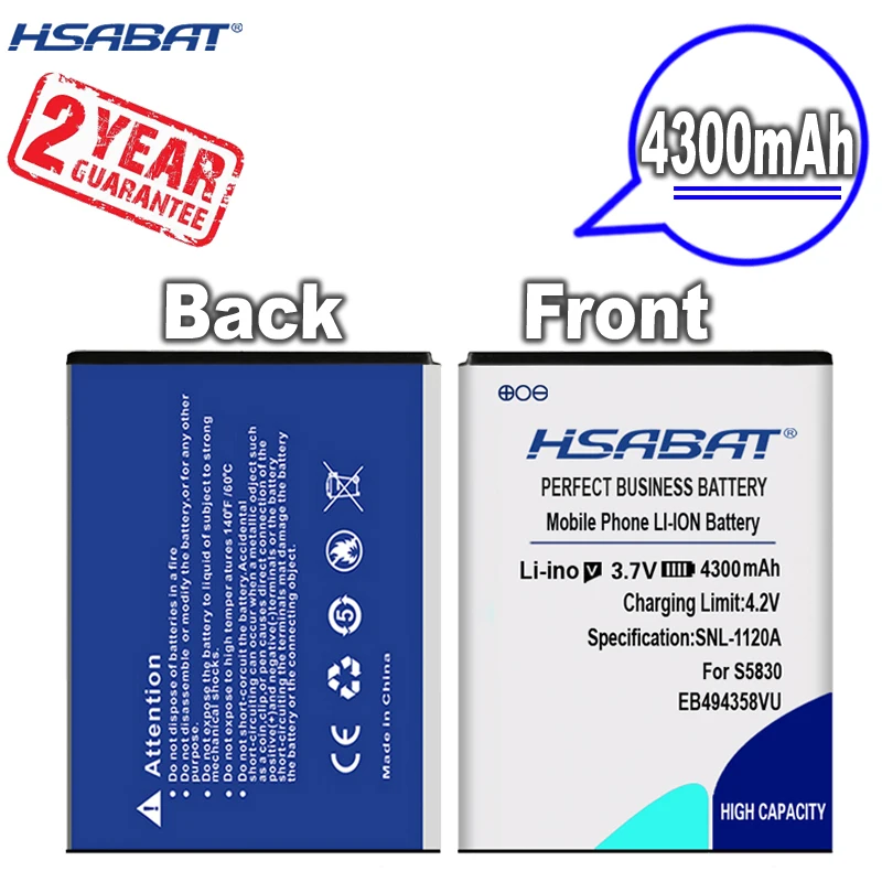 Новое поступление аккумулятор EB494358VU для Samsung Galaxy Ace S6802 B7510 i569 i579 i619 S5660 S5670 S5830I S5838