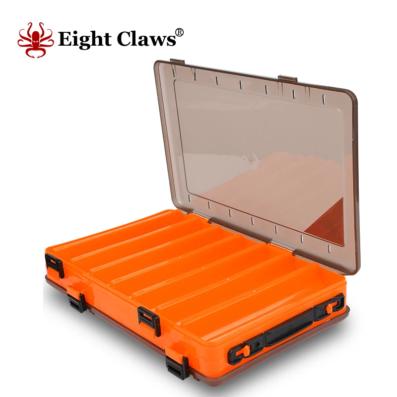 

EIGHT CLAWS Fishing Tackle Lure Box Large-capacity Accessories Storage Case Portable Fishing Box