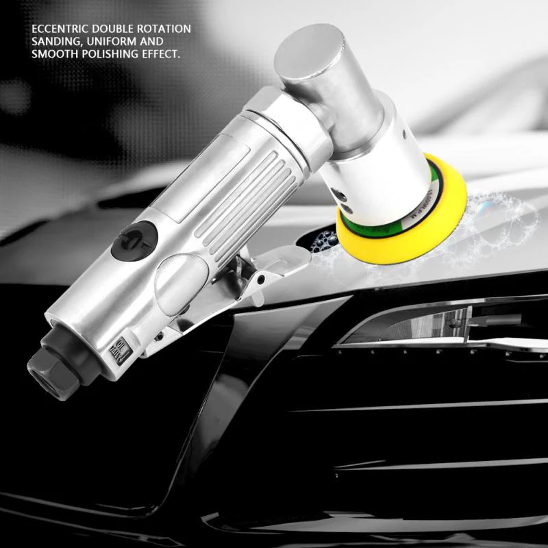 90 градусов воздушный полировщик гусеничный шлифовальный станок Эксцентриковая