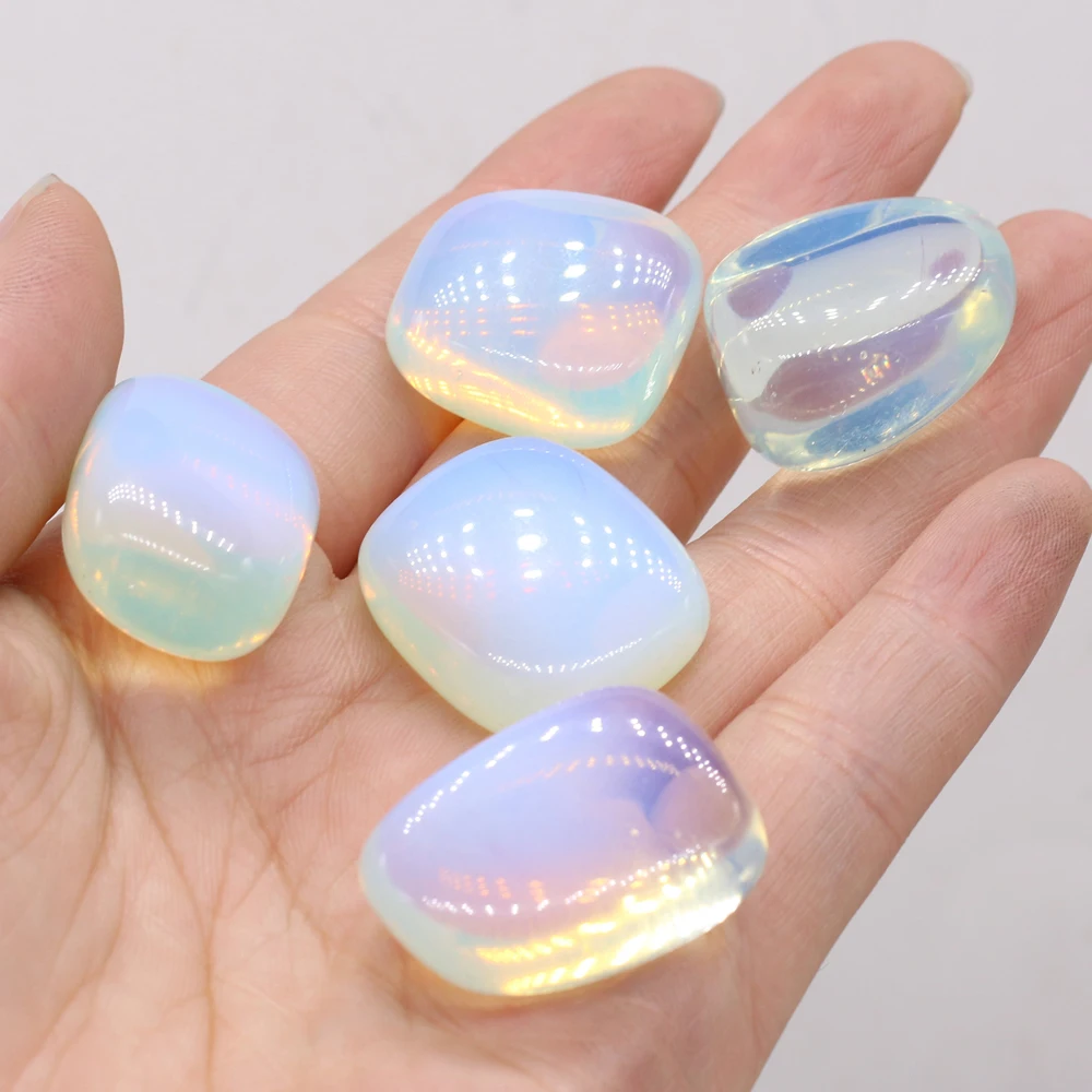 

Opal Quartz Ornaments Irregular Crystal Polished Healing Fish Tank Garden Home Decor Craft Natural Stone Mineral DIY Jewelry 1PC