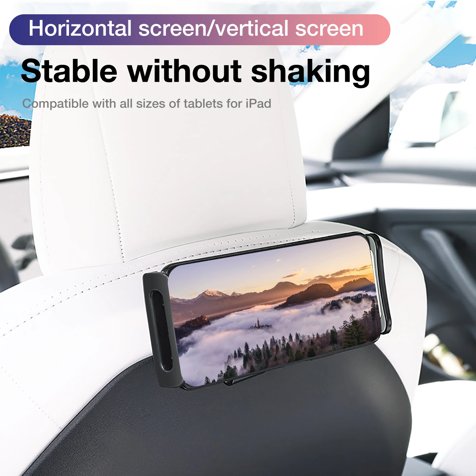 Держатель для телефона на заднее сиденье Tesla Model 3 вращающаяся 360 градусов