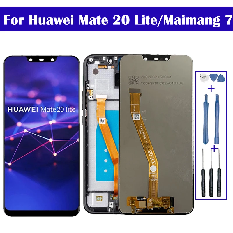 6 58 ''ЖК-дисплей для Huawei Mate 20 Lite ЖК-дисплей с сенсорным экраном дигитайзер