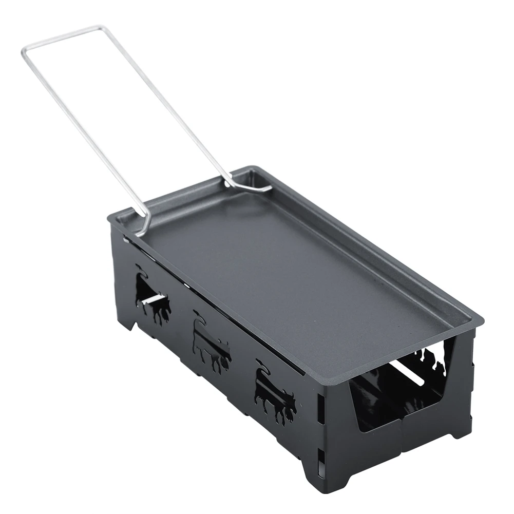 Портативный антипригарный металлический сырный раклетница печь гриль плита