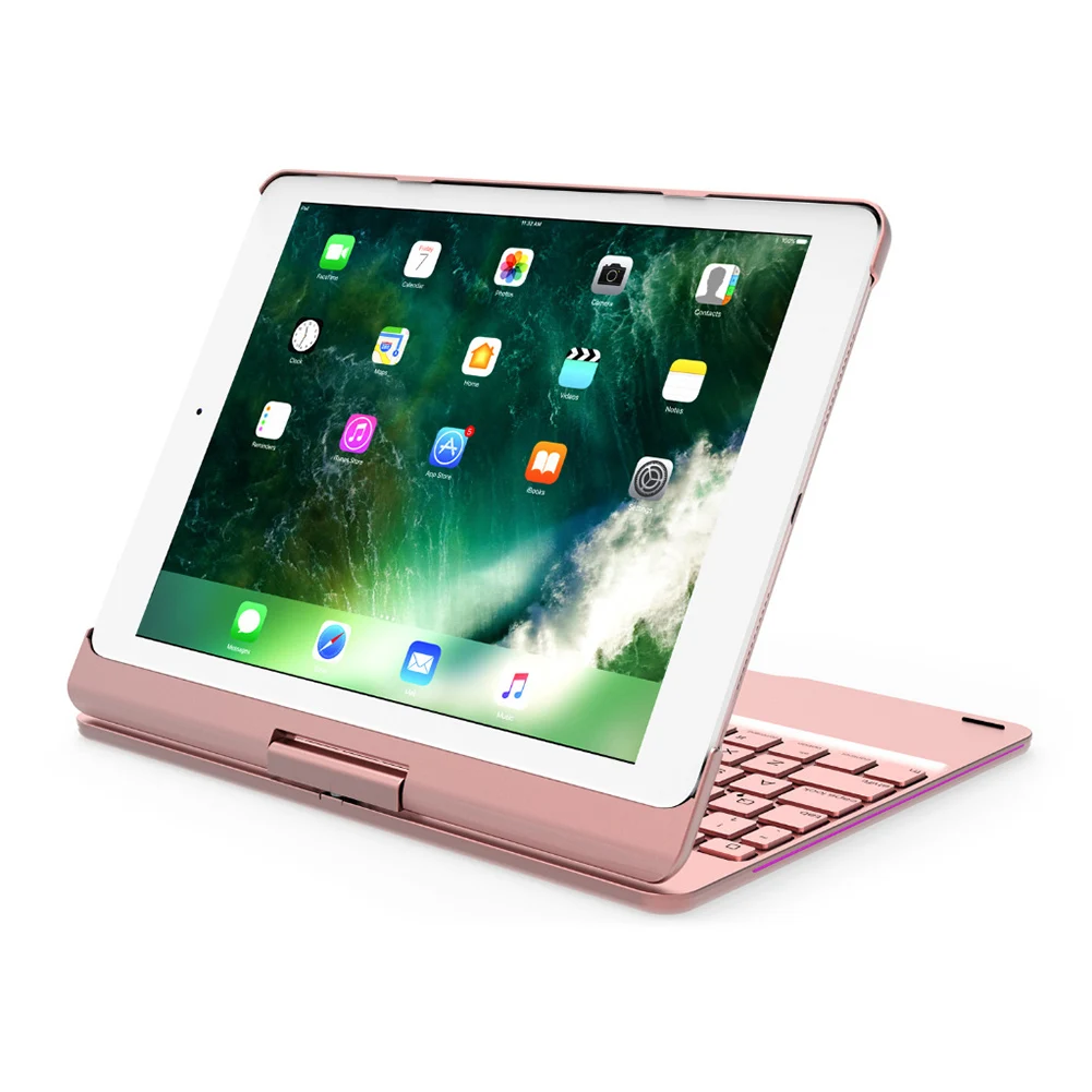 Новая Вращающаяся дышащая клавиатура Bluetooth для нового iPad / Pro 9,7/Air2