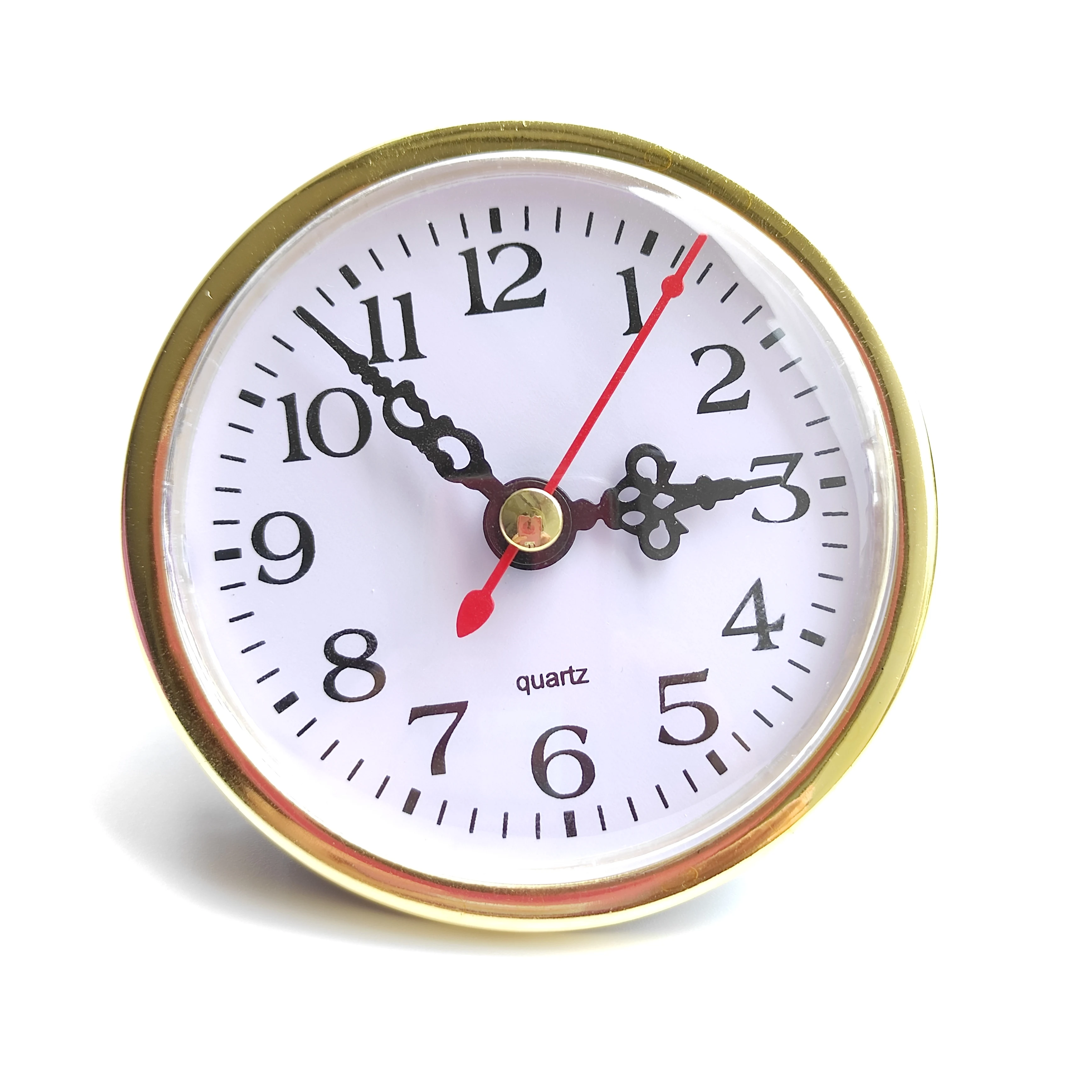 Круглые кварцевые часы со встроенной вставкой 80 мм с арабскими цифрами 2 шт. | Дом