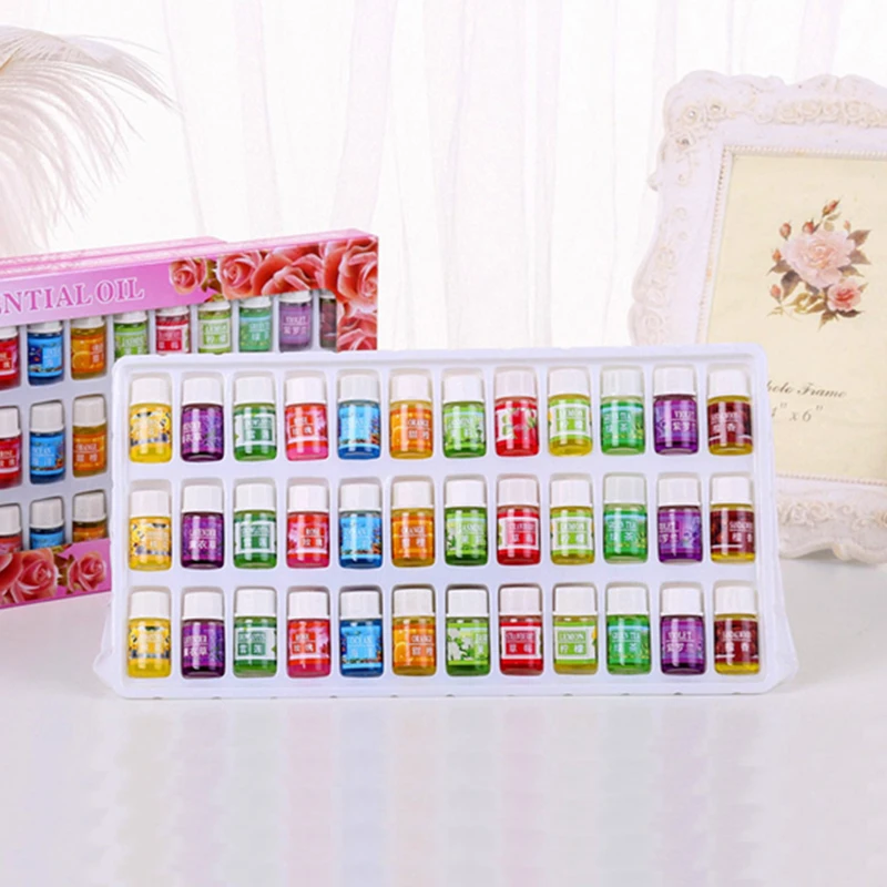 Эфирные масла 36 шт./компл. водорастворимое эфирное масло 12 видов 3 мл ароматы