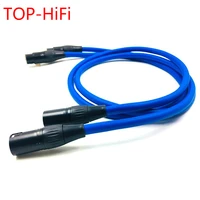 top hifi pair gold plated xlr balacned audio cable 3pin xlr male to female amplifier interconnect cable with cardas clear light