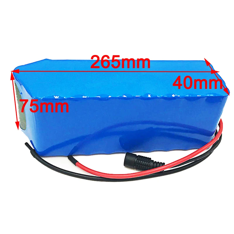 Литий-ионный аккумулятор для электровелосипеда 24 В (Встроенный BMS )7S 4P 8 Ач 18650 250 Вт