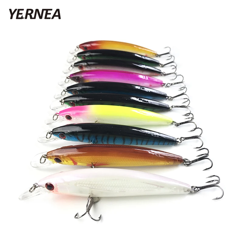 Новинка 10 шт./лот цветов рыболовные приманки плавающие гольфы крючки воблеры