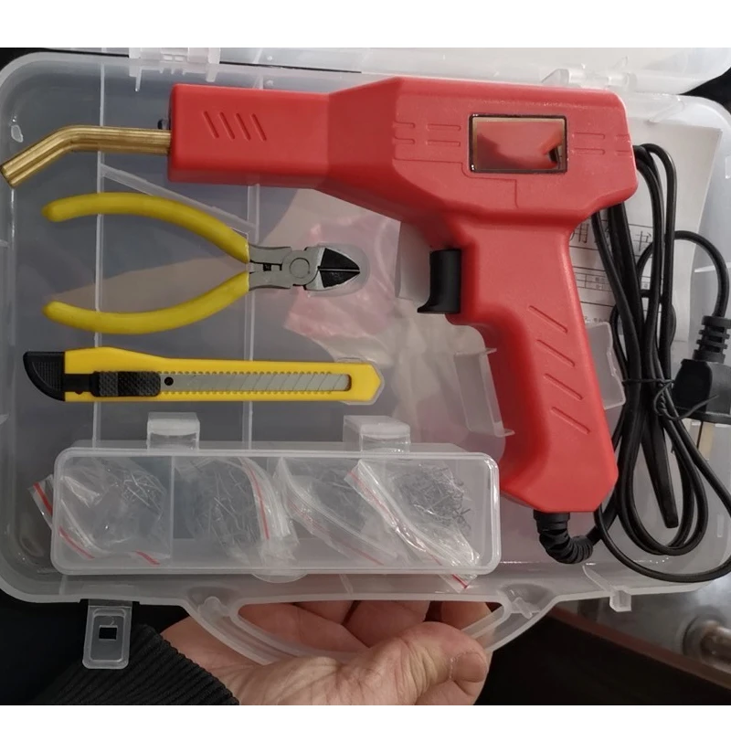 

Handy Plastic Welder Garage Tools Hot Staplers Machine Staple PVC Plastic Repairing Machine Car Bumper Repair Hot Stapler