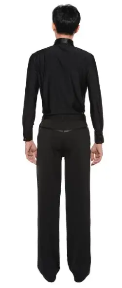 Брюки для латиноамериканских танцев мальчиков рубашки мужские брюки бальных