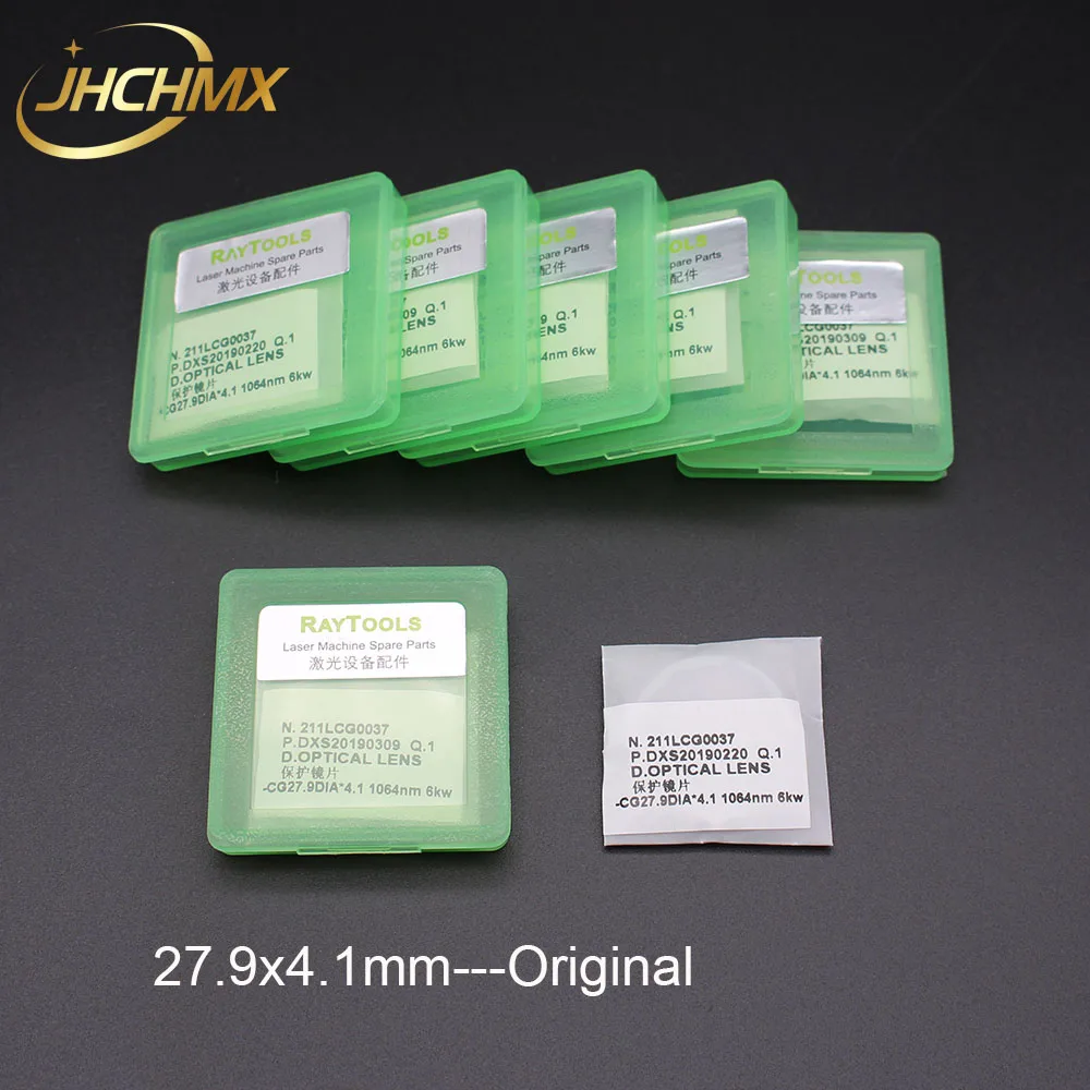 JHCHMX Raytools оригинальные оптические линзы защитные окна 211LCG0037 27,9* 4.1mm1064nm 6 кВт керамическое кольцо для Raytools лазерная головка