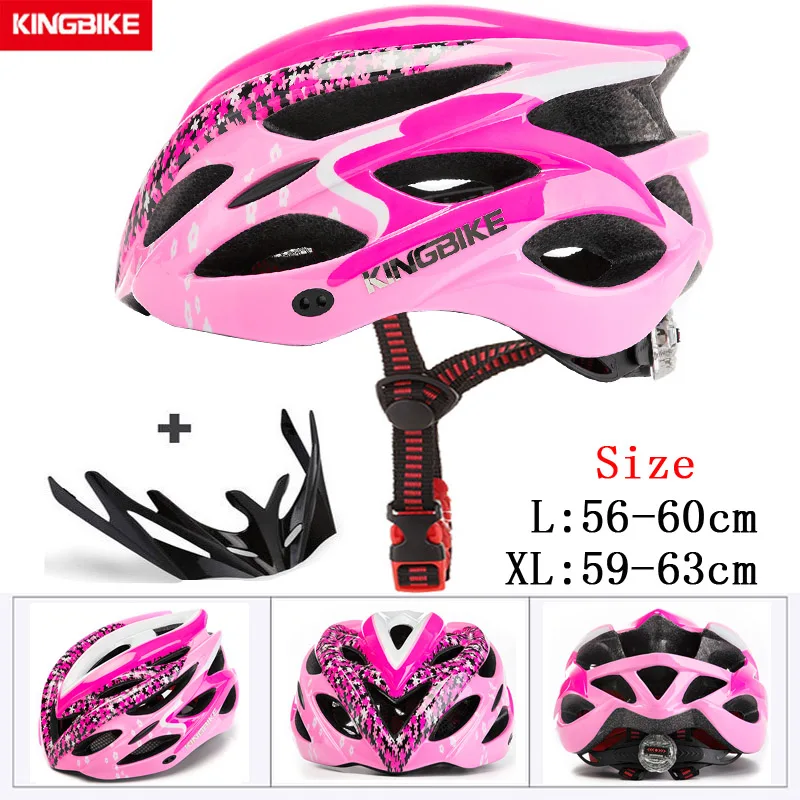 D-656-pink Горячая Распродажа, велосипедные шлемы, велосипедные шлемы Superlight, шоссейные велосипедные шлемы, дышащие, MTB, горные, Cascos Ciclismo, размер L XL - Цвет: D-656-pink
