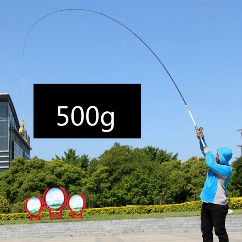 Carbon 4.5m 5.4m 6.3m 7.2m 8.0m 9.0m Telescopic Fishing Rod Light Front Fishing Pesca Spinning 3 Positioning Pole Sea Fish Peche enlarge