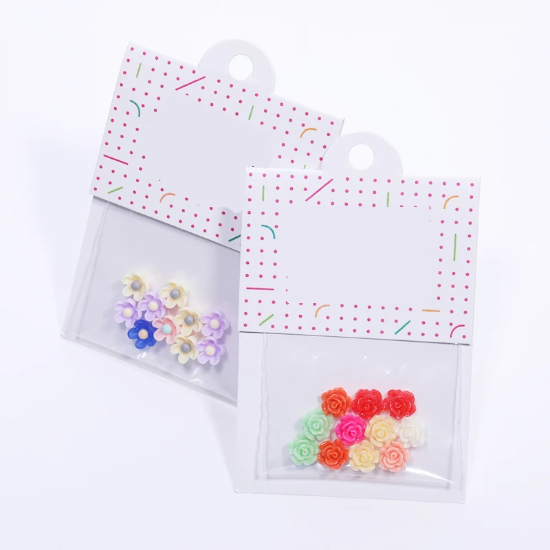 10 шт./пакет цветов красочные плоские пластмассовые цветы украшения для рукоделия