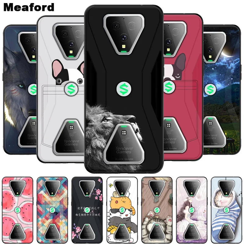 

For Xiaomi Black Shark 3 Case Soft TPU Silicone Fashion Cover For Xiaomi Black Shark3 phone Back Cover Capa For Black Shark 3