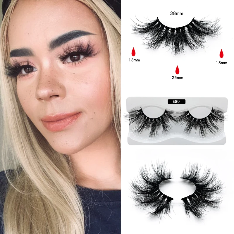 Натуральные ресницы норковые крест-накрест пряди бесплатно 3D 25 мм мягкие