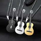 Металлическая гитара из титановой стали в стиле панк