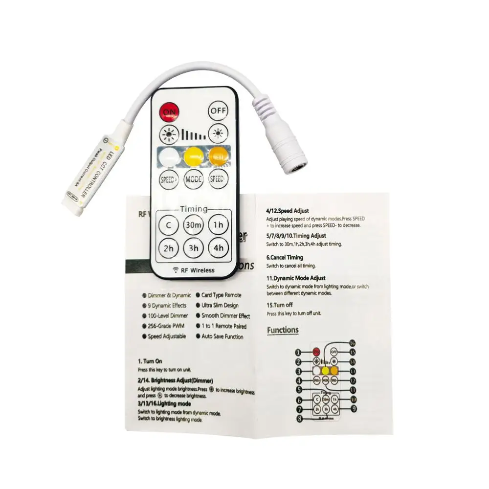 

FUNZENXIN RGB контроллер LED 16 клавиш DC5-24V