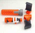 4 шт. в комплекте, аксессуары для рукоятки, держатель для глушителя фонарика, обычные детали для игрушечного пистолета Nerf, Рождественский подарок