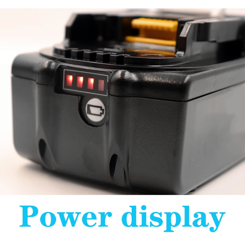 Аккумулятор с ЖК-дисплеем 18 в 6000 мА · ч литий-ионный аккумулятор для Makita 6 А BL1840 BL1850