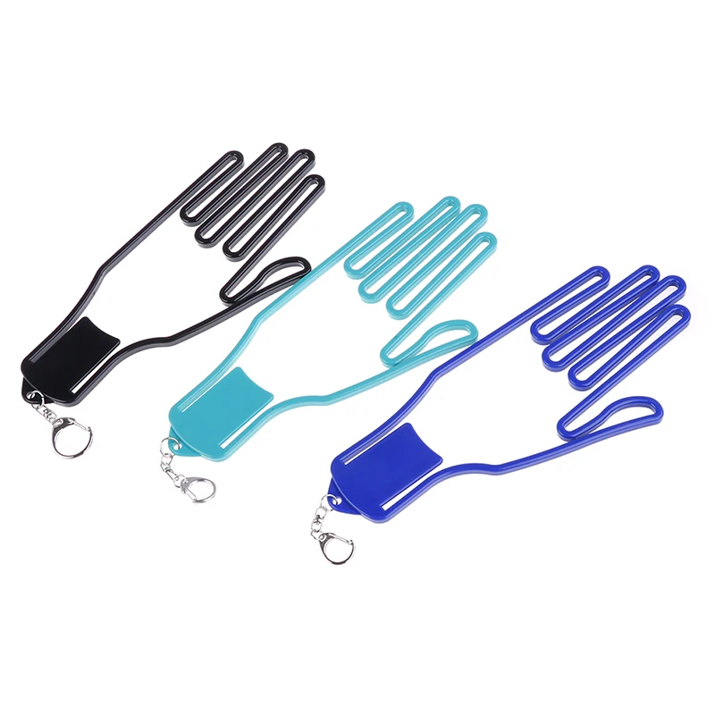 1 шт. держатель для перчаток гольфа с брелоком пластиковая вешалка сушилка