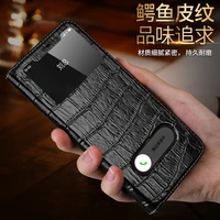 leather flip case for iphone 11 pro max smart window kickstand newest model luxury shell