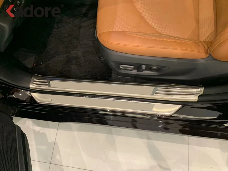 Накладка на порог из нержавеющей стали для Toyota Avalon 2019 2020|Хромирование| |