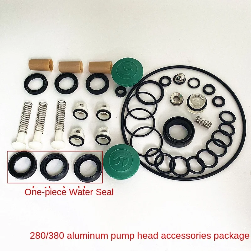 For Type High Pressure Washer Pump Head Parts Oil Seal Vulnerable Parts Repair Kit 380 Type Car Washing Machine Water Seal