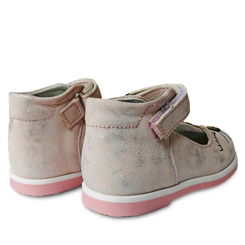 1 пара Детские ортопедические кожаные ботинки с цветами|Кожаная обувь| |