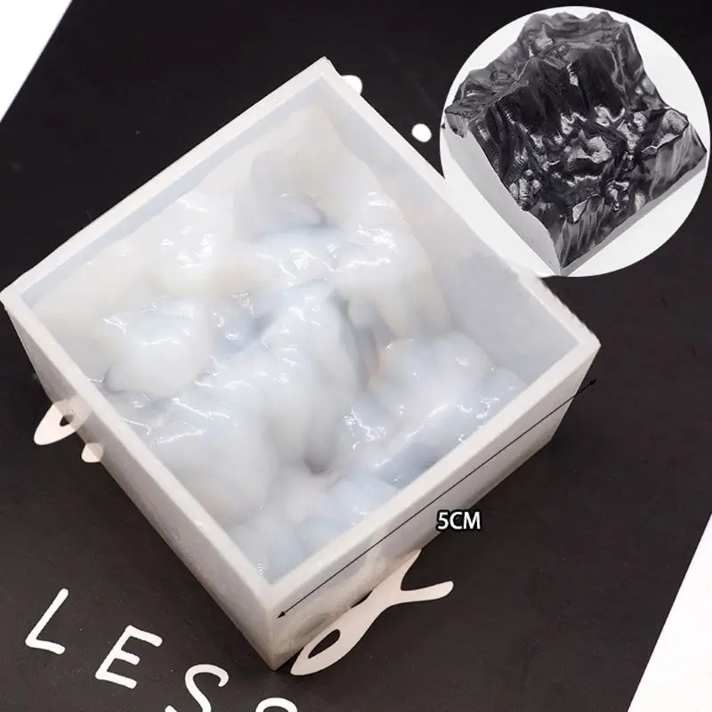 

Snow Mountain Mold Silicone Resin Mold DIY Micro Landscape USB Drive Resin Molds Dried Flower Resin Decorative DIY Hand Crafts