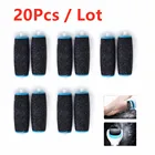 20 шт. цвет синий, черный; Большие размеры замены съемными роликовыми насадками для Pro для педикюра, инструмент для ухода за ногами Scholls средства ухода за кожей стоп Электрические роликовые пилки для стоп ролики щётка от шерсти